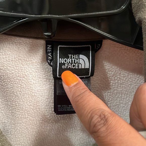 The north face apex bionic womens cream zip up jacket Medium - Picture 3 of 13